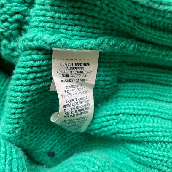 Teal Cable Knit Sweater - Picture 2 of 3